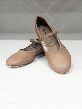 Theatricals Women’s Mary Jane Tap Shoes Nude/Tan Size 8.5